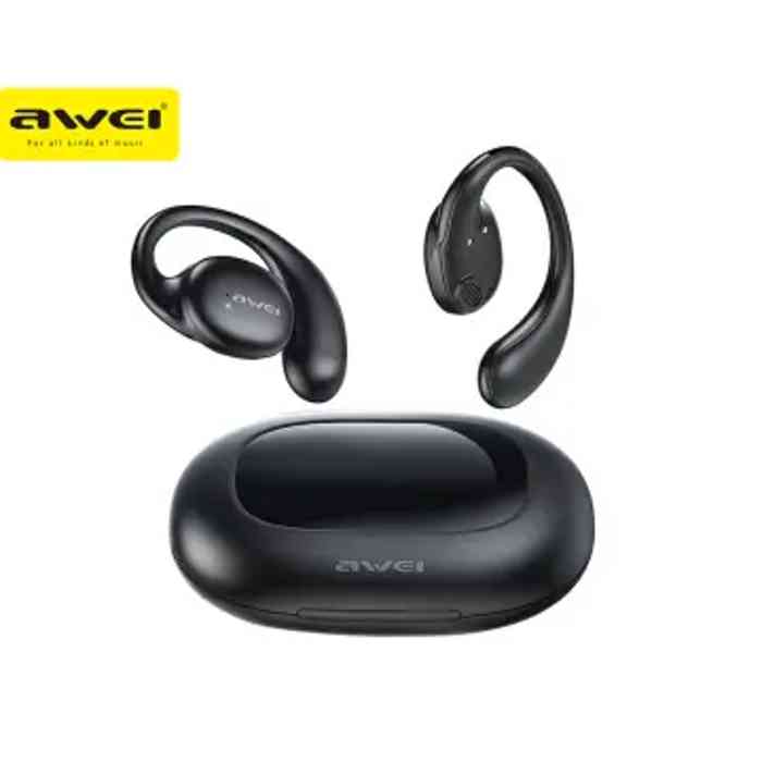 Awei T80 OWS Bluetooth Air Conduction Earbuds Headset With Mic Earphone For Mobile Phone